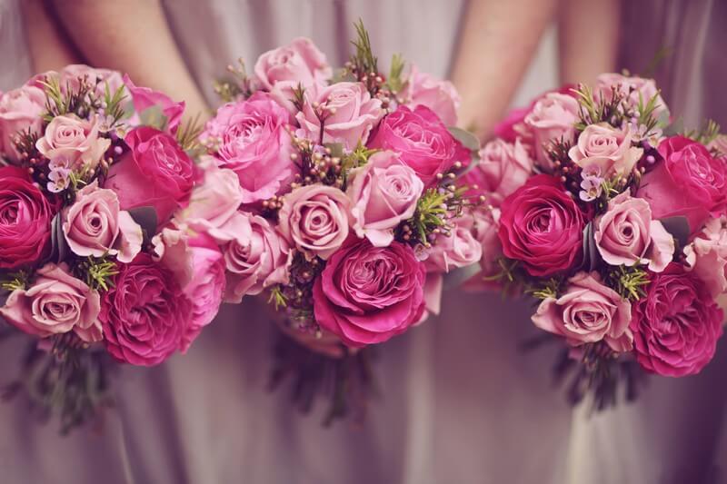 Květiny na svatbě