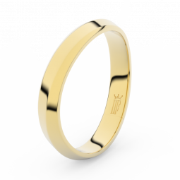 Pánský snubní prsten ze žlutého zlata, Danfil DLR3024