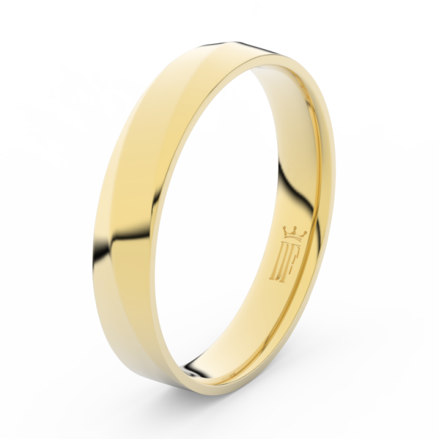Pánský snubní prsten ze žlutého zlata, Danfil DLR3026