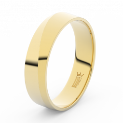 Pánský snubní prsten ze žlutého zlata, Danfil DLR3035