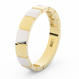 Pánský snubní prsten ze žlutého zlata, Danfil DLR3058