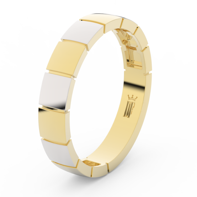 Pánský snubní prsten ze žlutého zlata, Danfil DLR3058