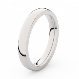 Pánský snubní prsten z bílého zlata Danfil DLR3884