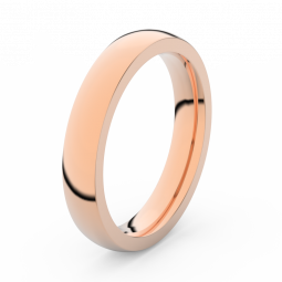 Pánský snubní prsten z růžového zlata, DLR3885