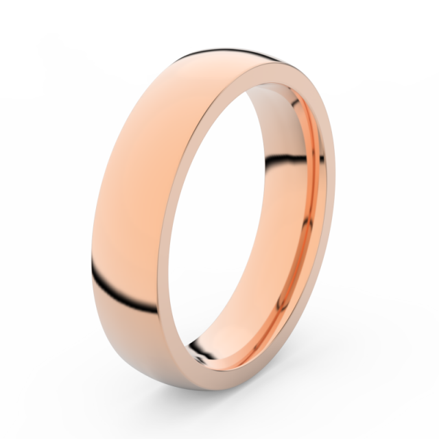 Pánský snubní prsten z růžového zlata, Danfil DLR3887