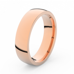 Pánský snubní prsten z růžového zlata, DLR3498