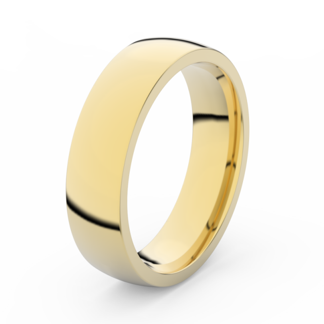 Pánský snubní prsten ze žlutého zlata, Danfil DLR3498