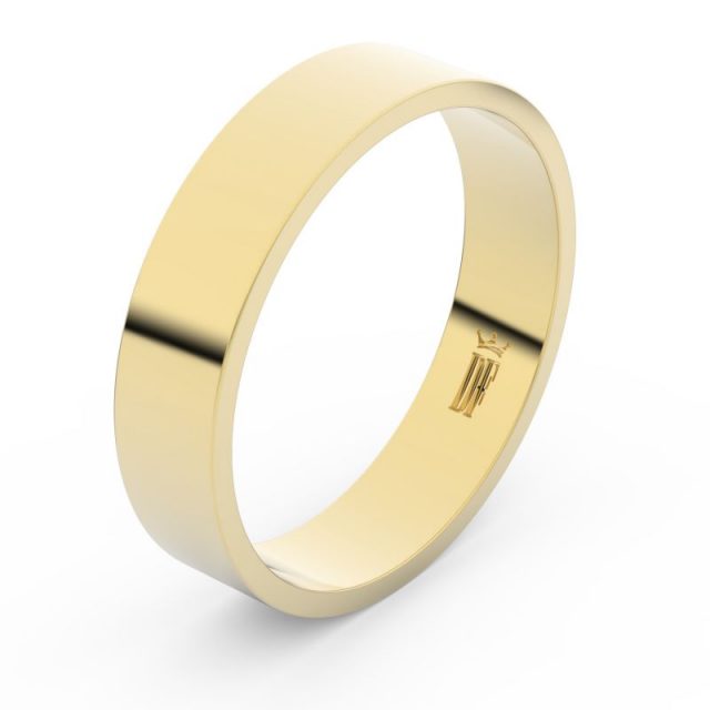 Snubní prsten ze žlutého zlata, Danfil FMR 1G50