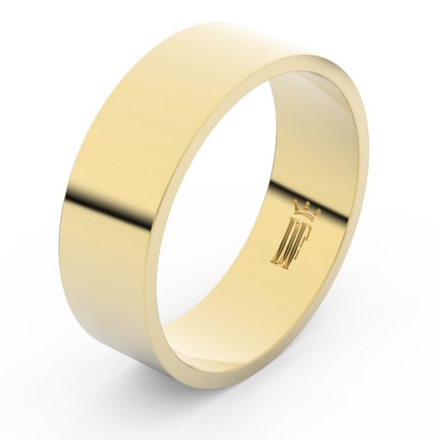 Zlatý snubní prsten FMR 1G ze žlutého zlata