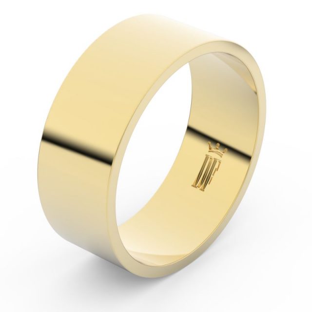 Snubní prsten ze žlutého zlata, Danfil FMR 1G80