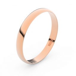 Snubní prsten z růžového zlata, Danfil FMR 2B35
