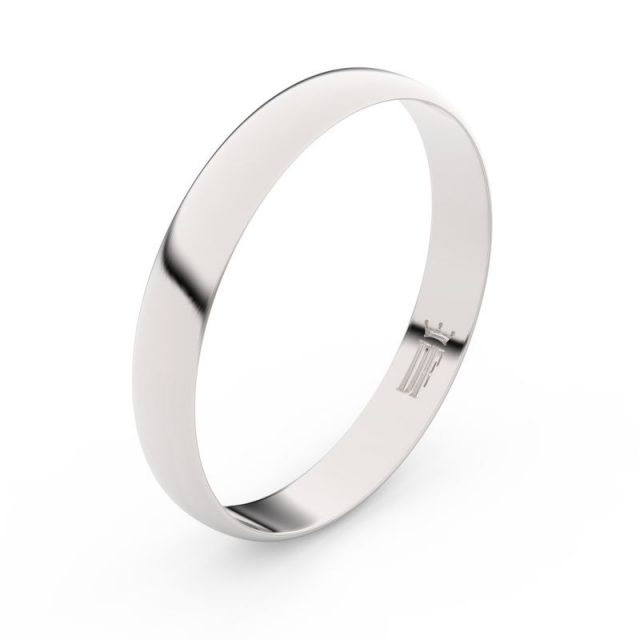 Snubní prsten z bílého zlata, Danfil FMR 4C35
