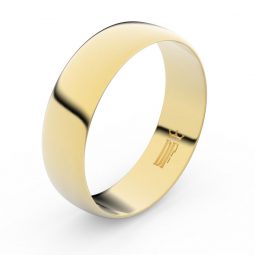 Snubní prsten ze žlutého zlata, Danfil FMR 9A60