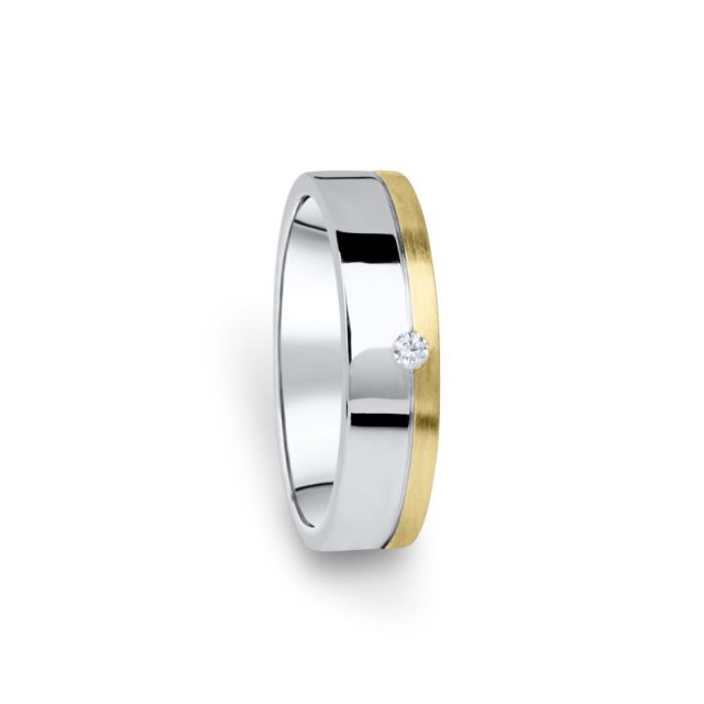 Zlatý dámský prsten DF 05/D, s briliantem