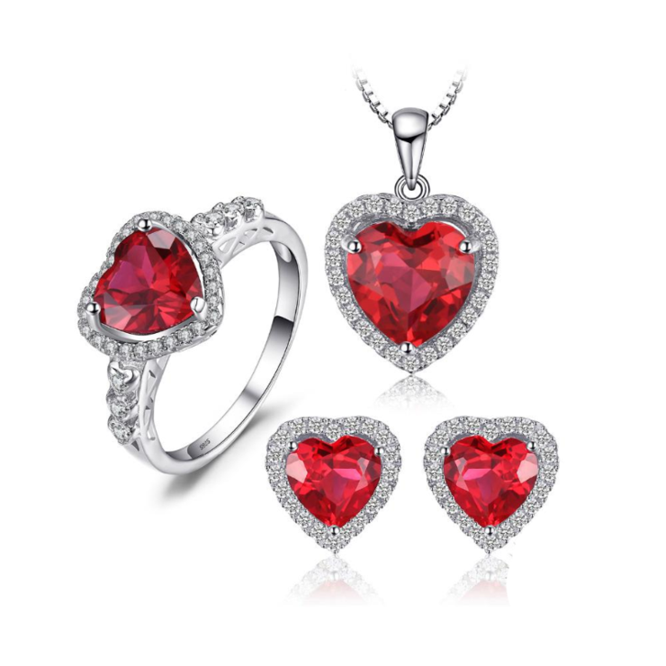 Rubínové šperky - dárek k výročí rubínové svatby