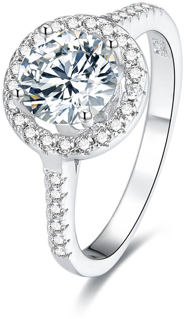 Beneto Stříbrný prsten s krystaly AGG193 