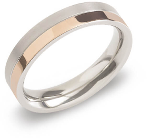 Boccia Titanium Pozlacený titanový snubní prsten 0129-07 