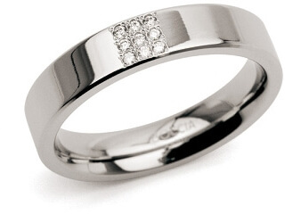 Boccia Titanium Titanový prsten s diamanty 0121-02 