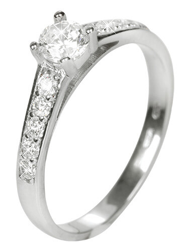 Brilio Dámský prsten s krystaly 229 001 00668 07 