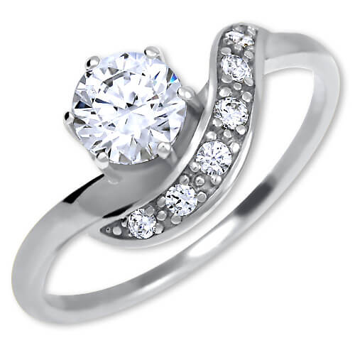 Brilio Silver Stříbrný zásnubní prsten 426 001 00534 04 