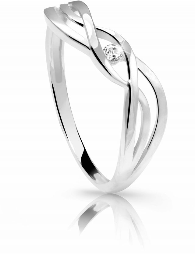 Cutie Diamonds Jemný prsten z bílého zlata s briliantem DZ6712-1843-00-X-2 
