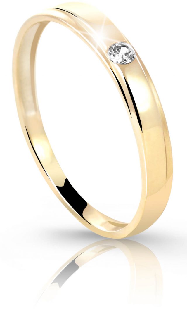 Cutie Diamonds Prsten ze žlutého zlata s briliantem DZ6707-1617-00-X-1 