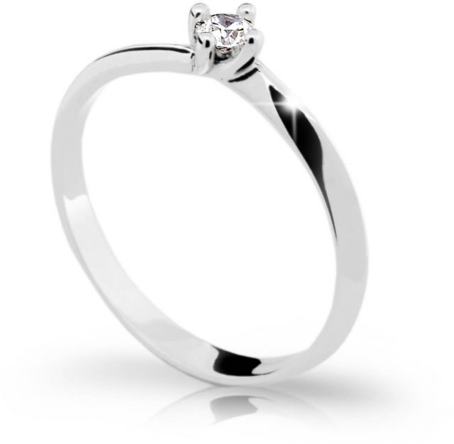 Cutie Diamonds Zásnubní prsten z bílého zlata s briliantem DZ6811-1907-00-X-2 