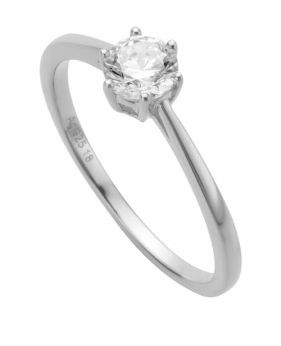 Esprit Stříbrný prsten se zirkonem Sole ESRG013911 