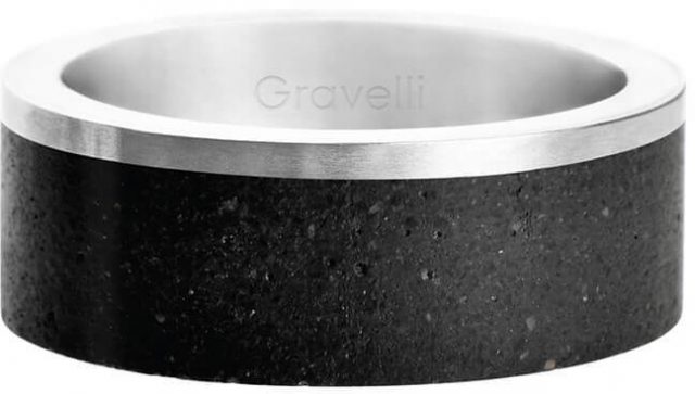 Gravelli Betonový prsten Edge ocelová/atracitová GJRUSSA002 