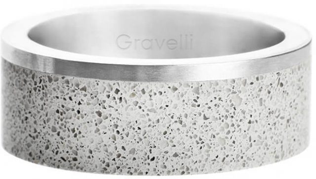 Gravelli Betonový prsten Edge ocelová/šedá GJRUSSG002 