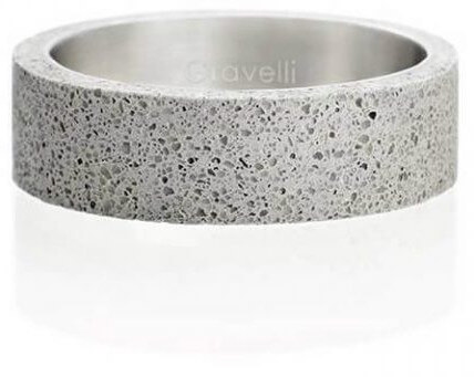 Gravelli Betonový prsten šedý Simple GJRUSSG001 
