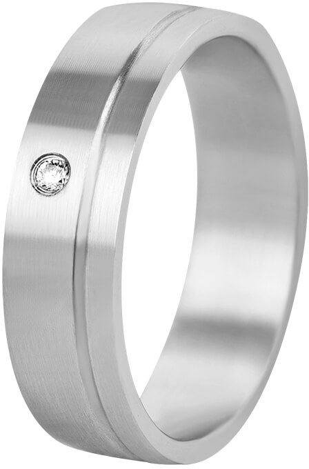 Beneto Dámský snubní prsten z oceli SPD06 