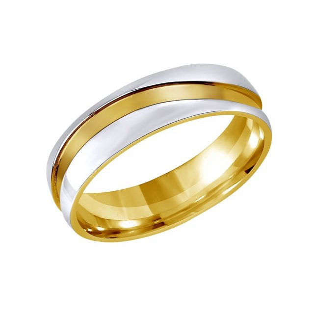 Silvego Snubní ocelový prsten pro muže a ženy MARIAGE RRC2050-M 
