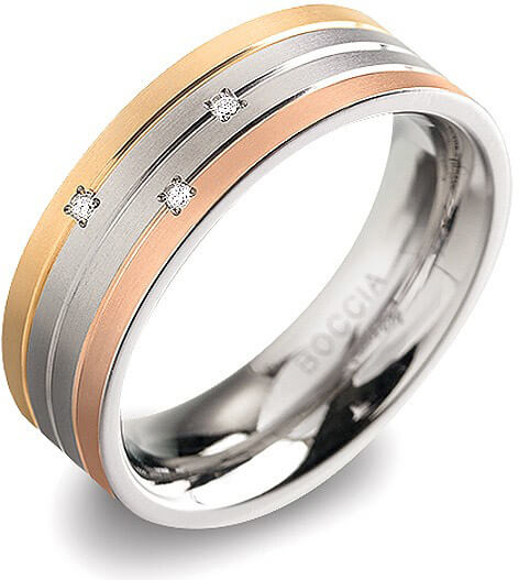 Boccia Titanium Titanový prsten s brilianty 0135-02 