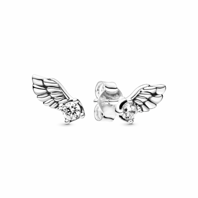 PANDORA náušnice Třpytivá andělská křídla 298501C01