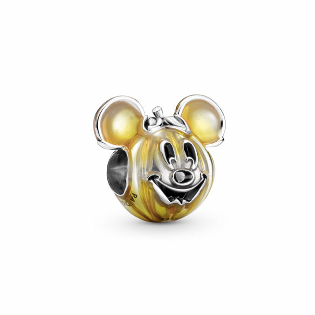 PANDORA Disney přívěsek Mickey Mouse ve tvaru dýně 799599C01