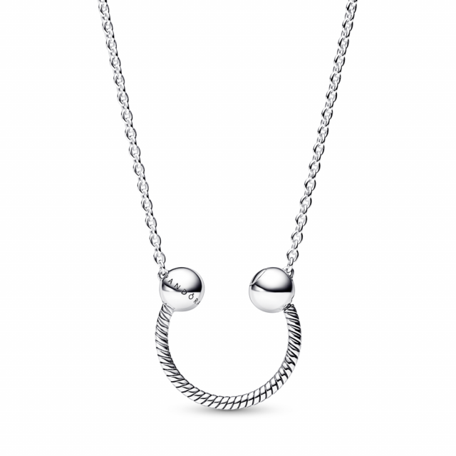 PANDORA Moments náhrdelník s přívěskem ve tvaru U 392747C00