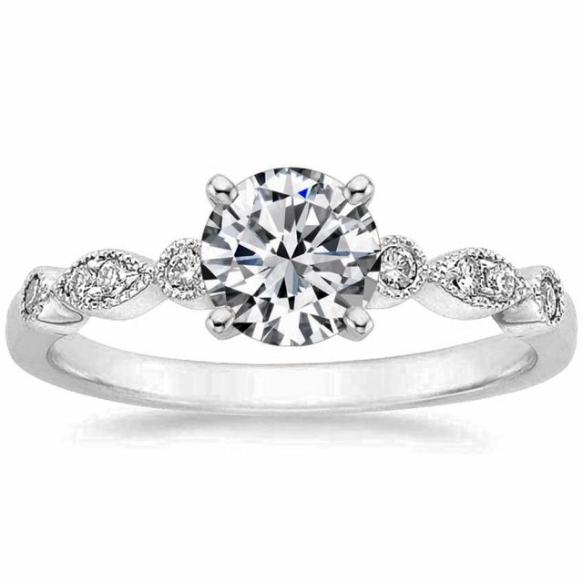 OLIVIE Stříbrný zásnubní prsten 4113