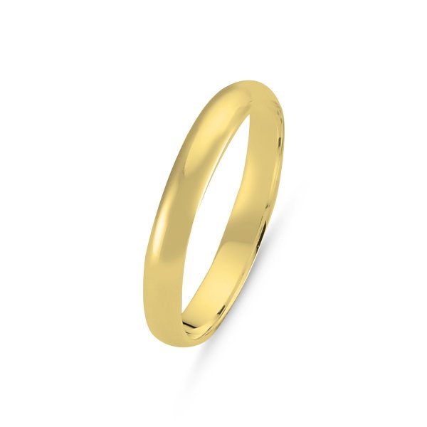 OLIVIE Snubní stříbrný prsten GOLD 7673