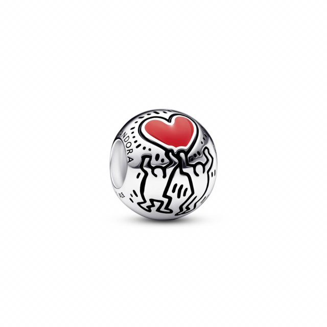 Keith Haring x Pandora přívěsek Láska a postavy 792225C01