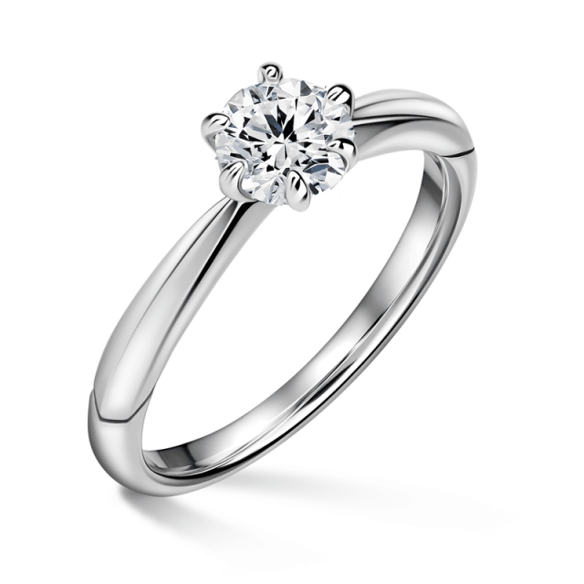 Minerva | Zásnubní prsten se středovým diamantem 0.0ct, bílé zlato