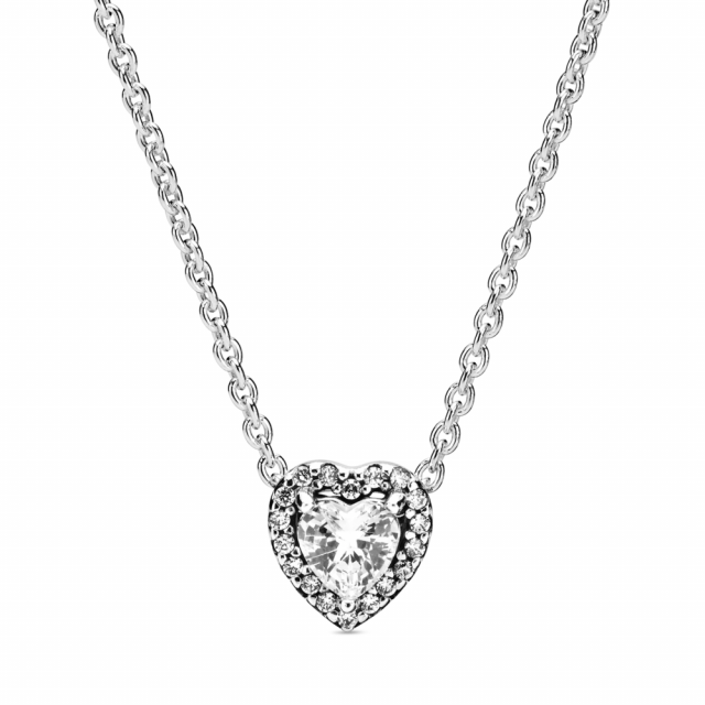PANDORA náhrdelník Vyvýšené srdce 398425C01