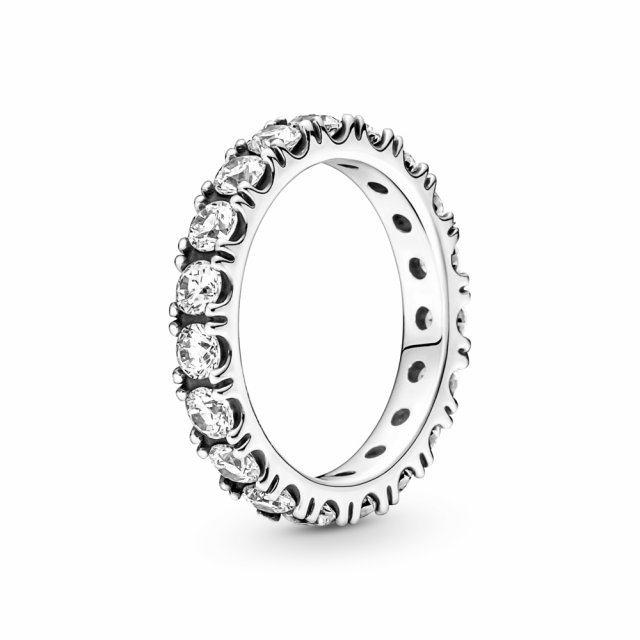 PANDORA prsten Třpytivá linie věčnosti 190050C01