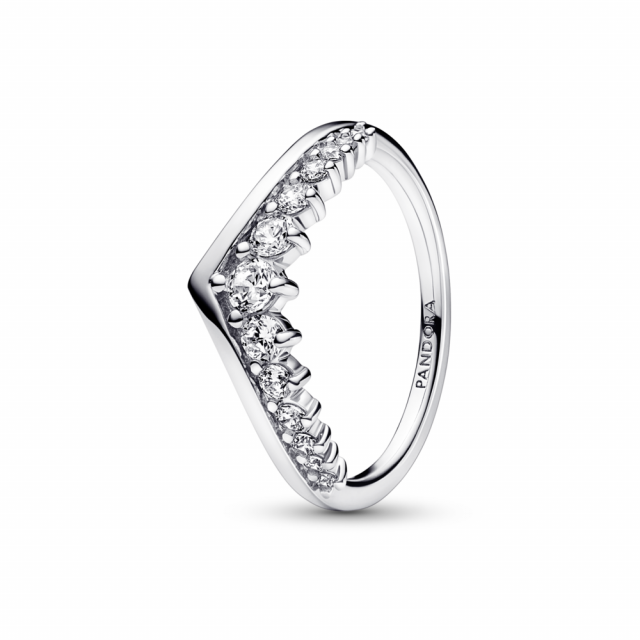 PANDORA stříbrný Timeless Wish prsten s plovoucím pavé 192320C01
