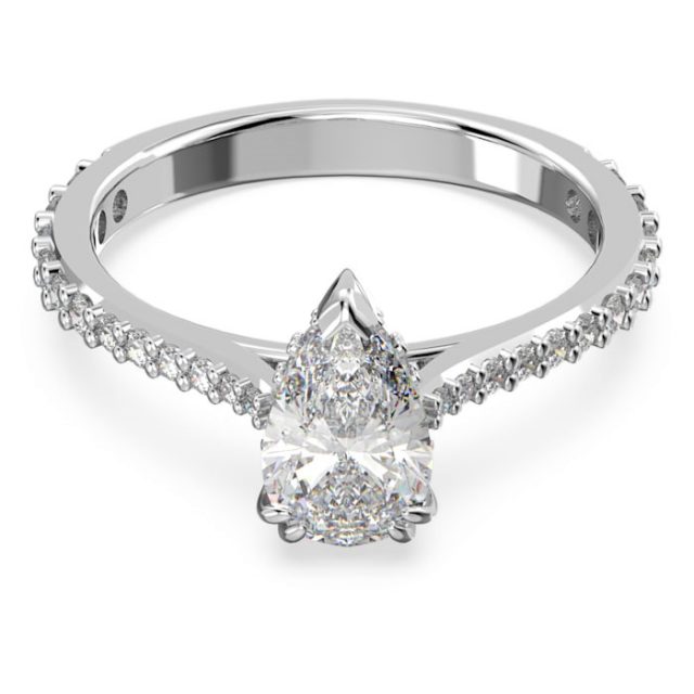 Swarovski Blyštivý prsten s čirými krystaly Millenia 5642628