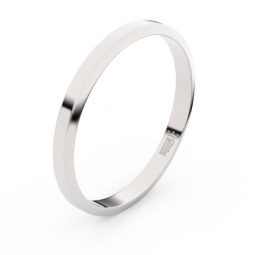 Zlatý snubní prsten FMR 4A25 z bílého zlata
