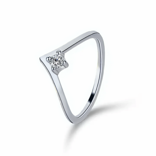 OLIVIE Stříbrný prsten ŠIPKA 8467